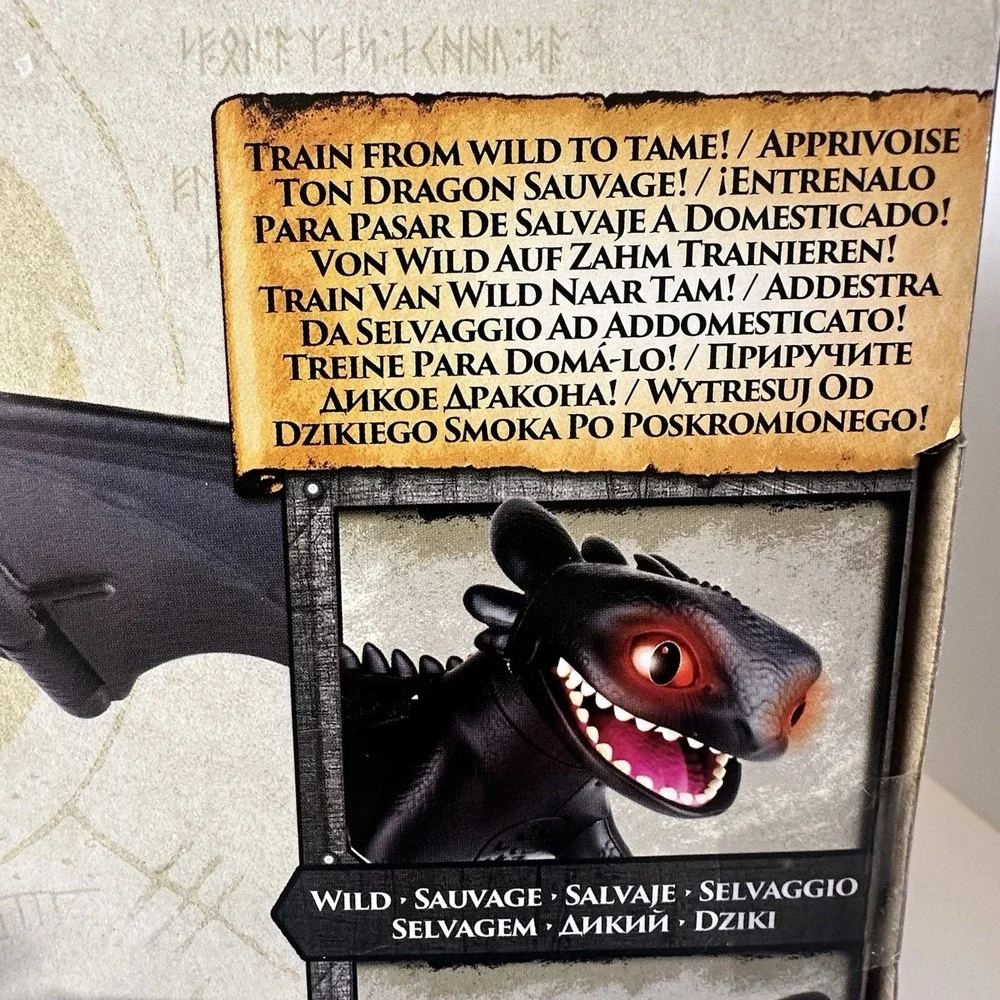 How to Train Your Dragon Interactive Toothless Dragon Figure Tame Train Sounds